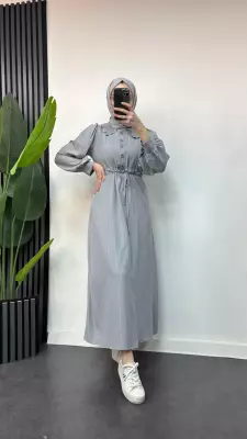 Bebe Yakalı Elbise - 3