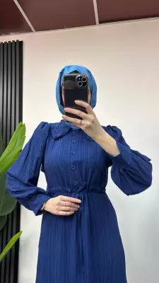 Bebe Yakalı Elbise - 10