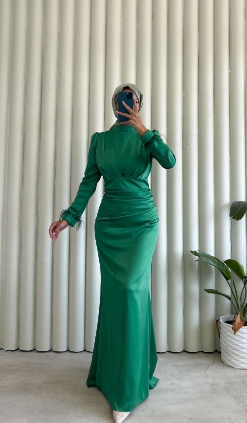 Fırsat Ürünü - Zeynep Elbise - Lekeli - 1