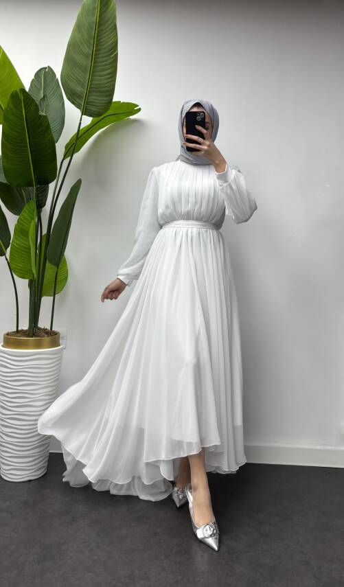 Kuyruklu Nikah Elbisesi - 1