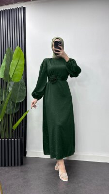 Mezat Ürünü - Neslişah Abiye Zümrüt