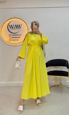 Mezat Ürünü - Serenay Elbise Sarı