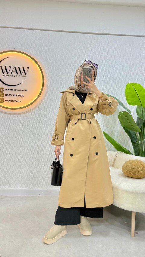 Oversize Trençkot - 8