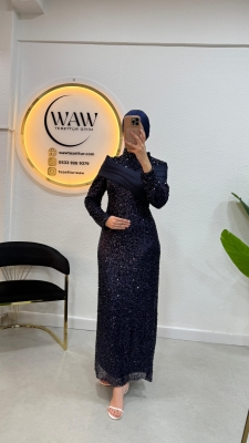 Pırıltı Abiye Elbise - 5
