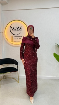 Pırıltı Abiye Elbise - 7