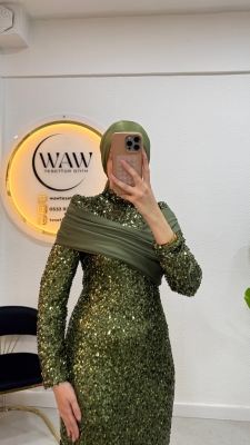 Pırıltı Abiye Elbise - 2