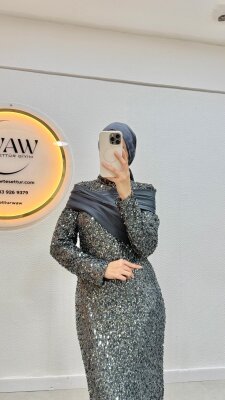 Pırıltı Abiye Elbise - 1