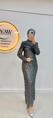 Pırıltı Abiye Elbise - 3